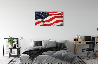Tableaux sur toile canvas Etats-unis flag