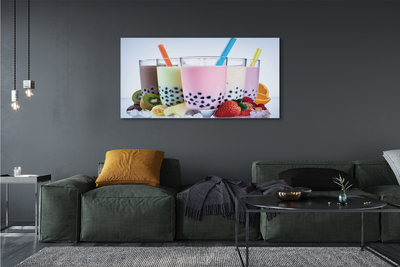 Tableaux sur toile canvas Milk-shakes aux fruits