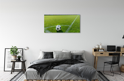 Tableaux sur toile canvas Football herbe stade