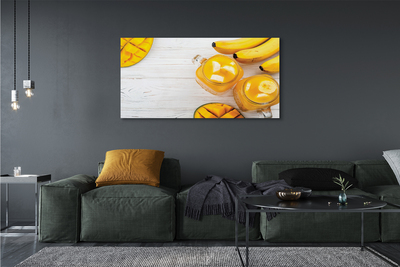 Tableaux sur toile canvas Smoothie à la mangue banane