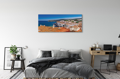 Tableaux sur toile canvas Espagne ville mer montagnes