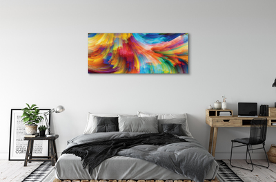 Tableaux sur toile canvas Rayures irrégulières de couleur fractales