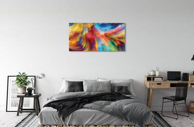 Tableaux sur toile canvas Rayures irrégulières de couleur fractales