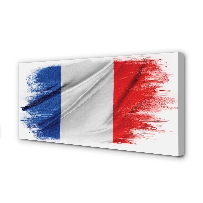 Tableaux sur toile canvas Le drapeau de la france