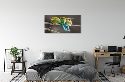 Tableaux sur toile canvas Les oiseaux sur une branche