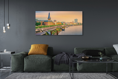 Tableaux sur toile canvas Allemagne sunrise rivière