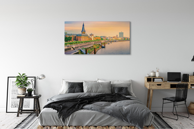 Tableaux sur toile canvas Allemagne sunrise rivière