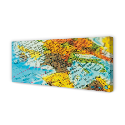 Tableaux sur toile canvas Plan du globe