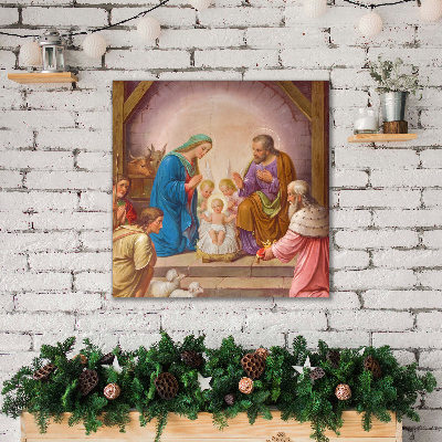 Tableaux sur toile Stable Noël Jésus