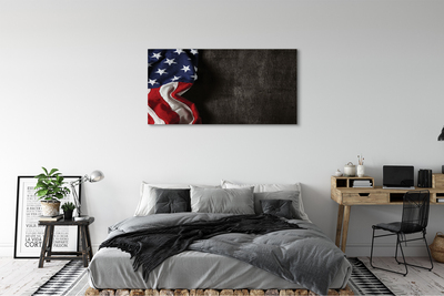 Tableaux sur toile canvas Etats-unis flag