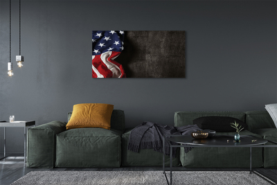 Tableaux sur toile canvas Etats-unis flag