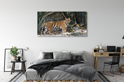 Tableaux sur toile canvas Jungle tigre