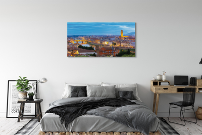 Tableaux sur toile canvas Panorama italie sunset