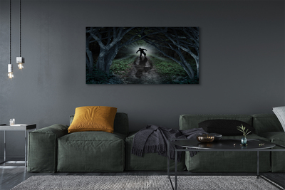 Tableaux sur toile canvas Sous forme d'arbre sombre forêt