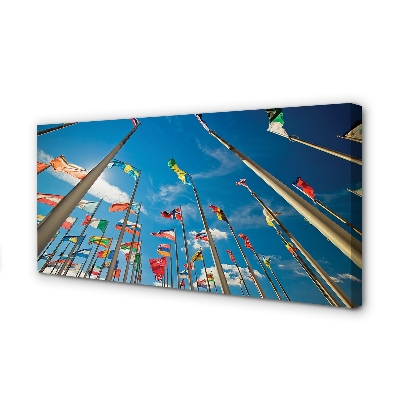 Tableaux sur toile canvas Divers drapeaux