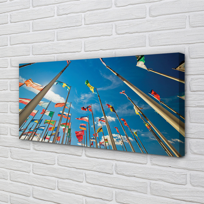 Tableaux sur toile canvas Divers drapeaux