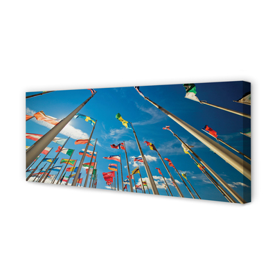 Tableaux sur toile canvas Divers drapeaux