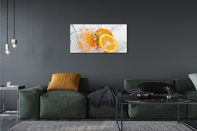 Tableaux sur toile canvas Oranges dans l'eau