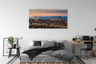 Tableaux sur toile canvas Montagnes cathédrale italie panorama