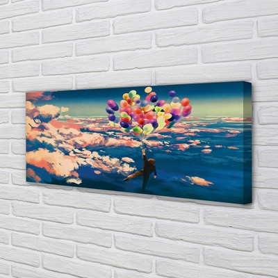 Tableaux sur toile canvas Nuages ​​ciel ballons