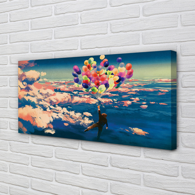 Tableaux sur toile canvas Nuages ​​ciel ballons