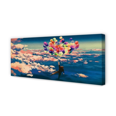 Tableaux sur toile canvas Nuages ​​ciel ballons