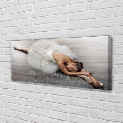 Tableaux sur toile canvas Robe de ballerine blanche femme