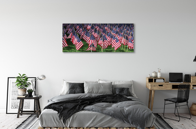 Tableaux sur toile canvas États-unis flags
