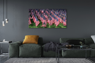 Tableaux sur toile canvas États-unis flags