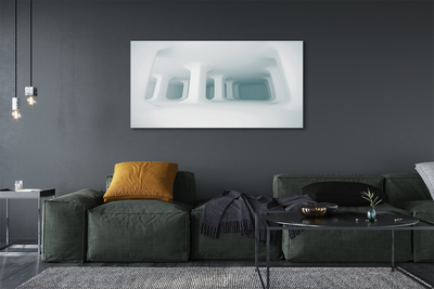 Tableaux sur toile canvas Blanc support 3d