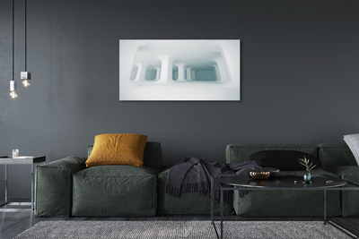 Tableaux sur toile canvas Blanc support 3d