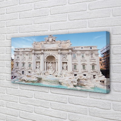 Tableaux sur toile canvas Rome cathédrale fontaine