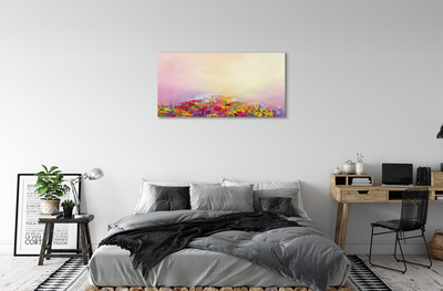 Tableaux sur toile canvas Image ciel fleurs