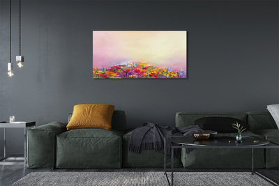 Tableaux sur toile canvas Image ciel fleurs