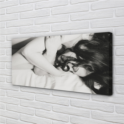 Tableaux sur toile canvas Femme endormie