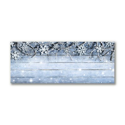 Photo sur toile Saint Snowflakes Winter Frost