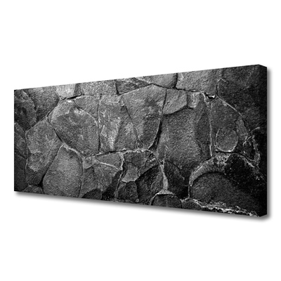 Tableaux sur toile Pierres roches nature gris noir