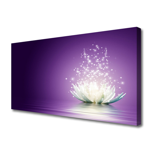 Tableaux sur toile Lotus floral violet