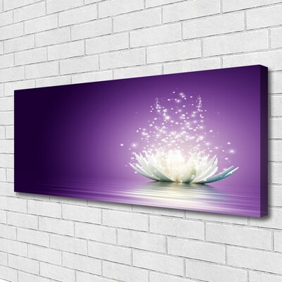 Tableaux sur toile Lotus floral violet