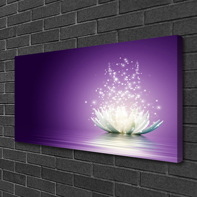 Tableaux sur toile Lotus floral violet
