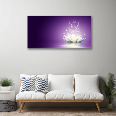 Tableaux sur toile Lotus floral violet