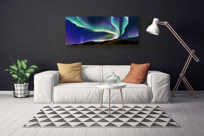 Tableaux sur toile Aurore paysage bleu