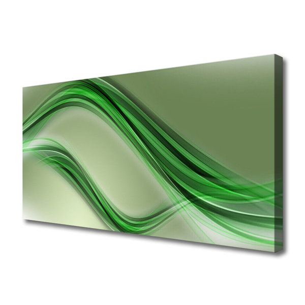 Tableaux sur toile Abstrait art vert gris