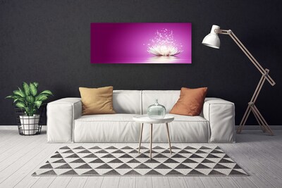 Tableaux sur toile Fleur de lotus floral violet