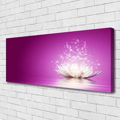 Tableaux sur toile Fleur de lotus floral violet