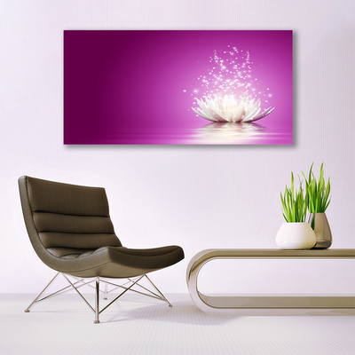 Tableaux sur toile Fleur de lotus floral violet