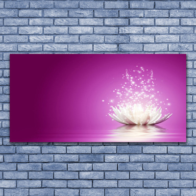 Tableaux sur toile Fleur de lotus floral violet