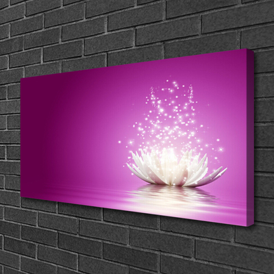 Tableaux sur toile Fleur de lotus floral violet