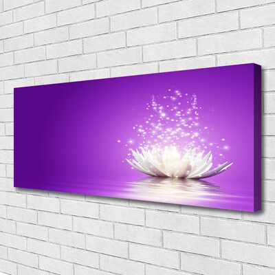 Tableaux sur toile Fleur de lotus floral violet