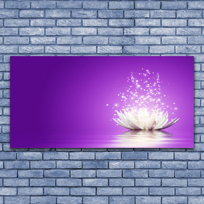 Tableaux sur toile Fleur de lotus floral violet